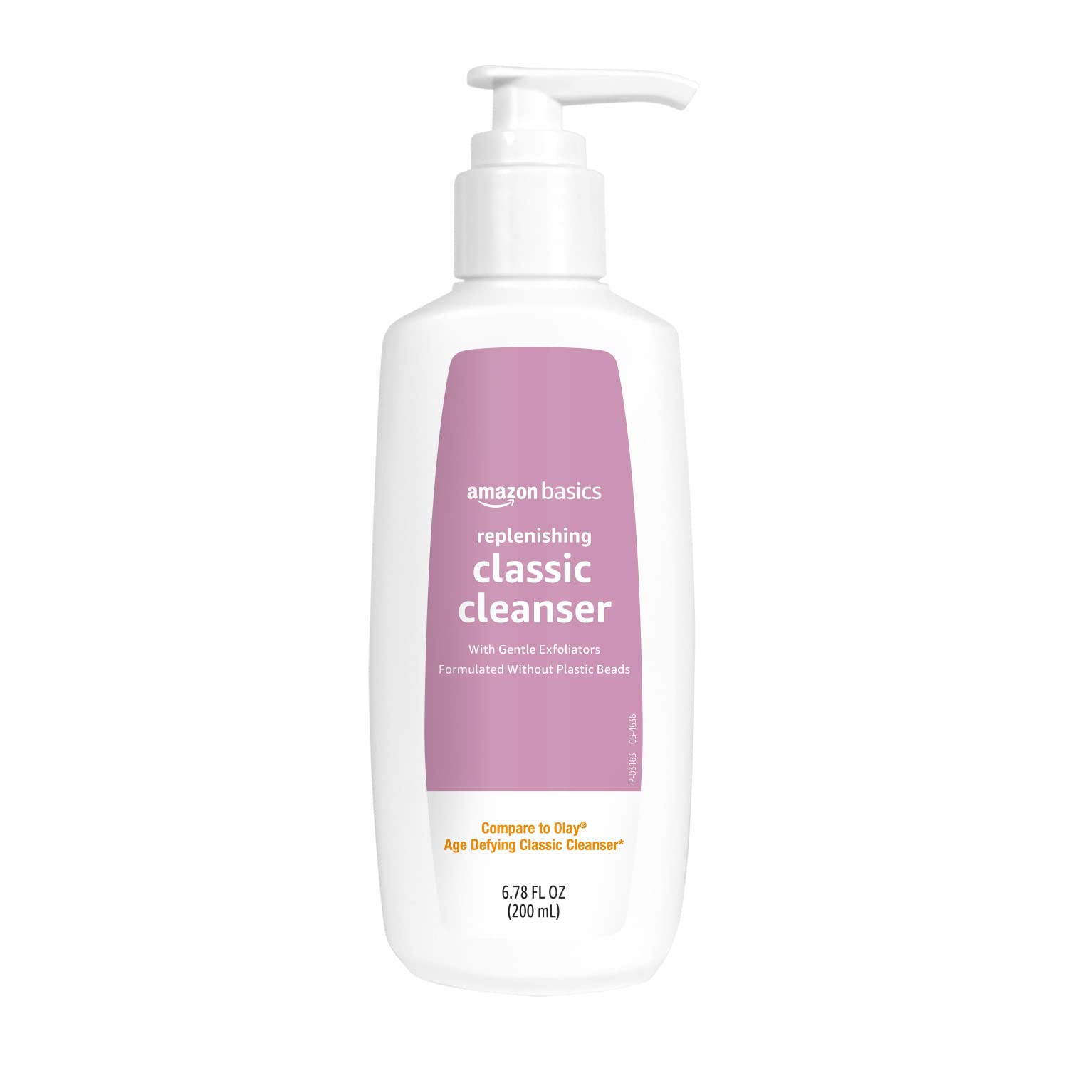 Amazon Basics Gentle Exfoliating Face Wash, Replenishing Daily - Product Imagery