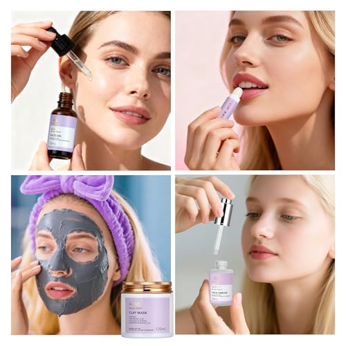 Gifts for Women, 30Pcs Lavender Skin Care Gift Set for Women, - Product Imagery