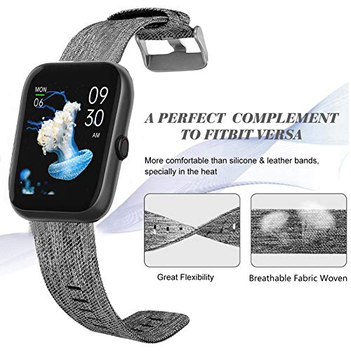 Compatible for Virmee VT3 Plus Band, Youkei 22mm Breathable - Product Imagery