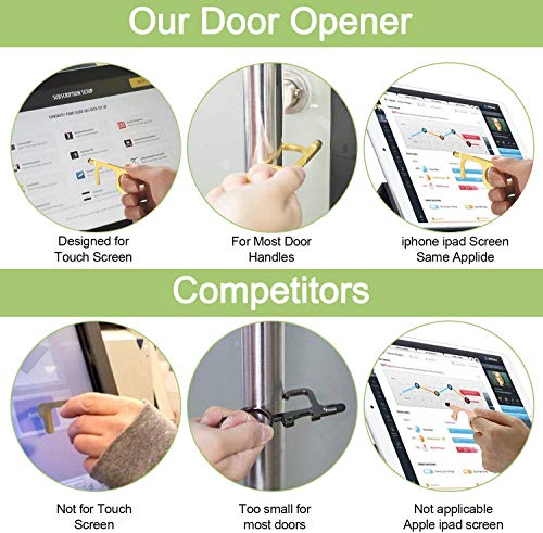 4 Pack Handy Non - Touch Door Opener - Germ Key Tool - Product Imagery