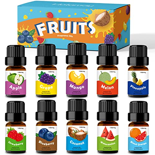 Fruity Fragrance Oil, Holamay Premium Fruit Essential Oils for - Product Imagery
