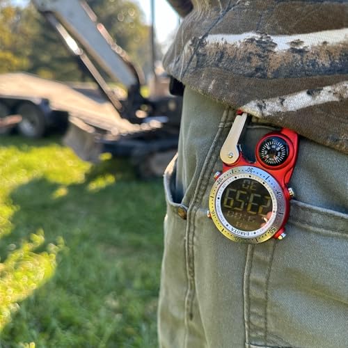 Dakota Digital Clip Watch with Compass & Dual Time - Product Imagery