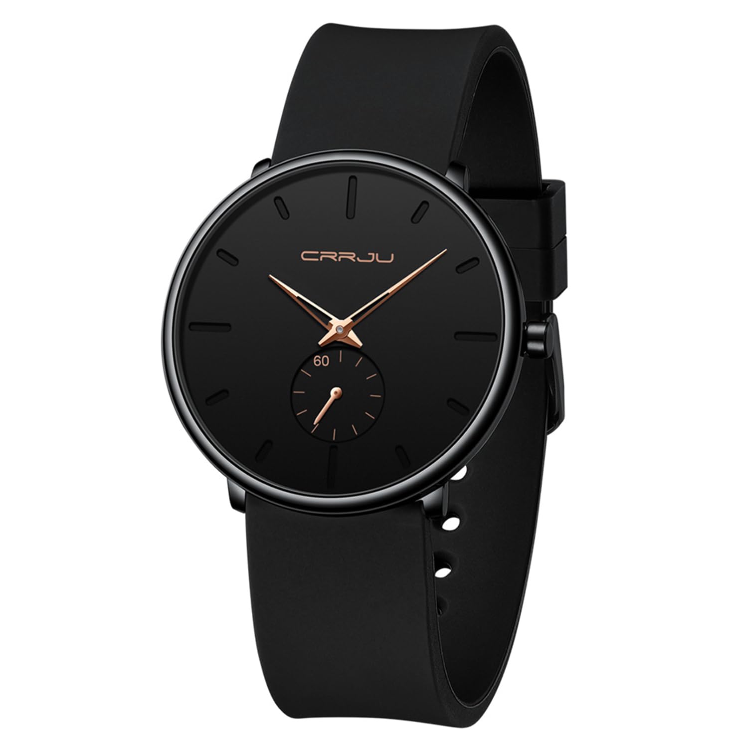 CRRJU Men’s Women Watch Casual Stylish Waterproof Quartz Unisex - Product Imagery
