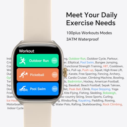 Quican Smart Watch for Women(Answer/Call), AMOLED Fitness Watch - Product Imagery
