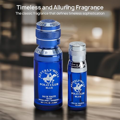 Beverly Hills Polo Club BHPC Men's Eau De Toilette Bonus Pack, - Product Imagery