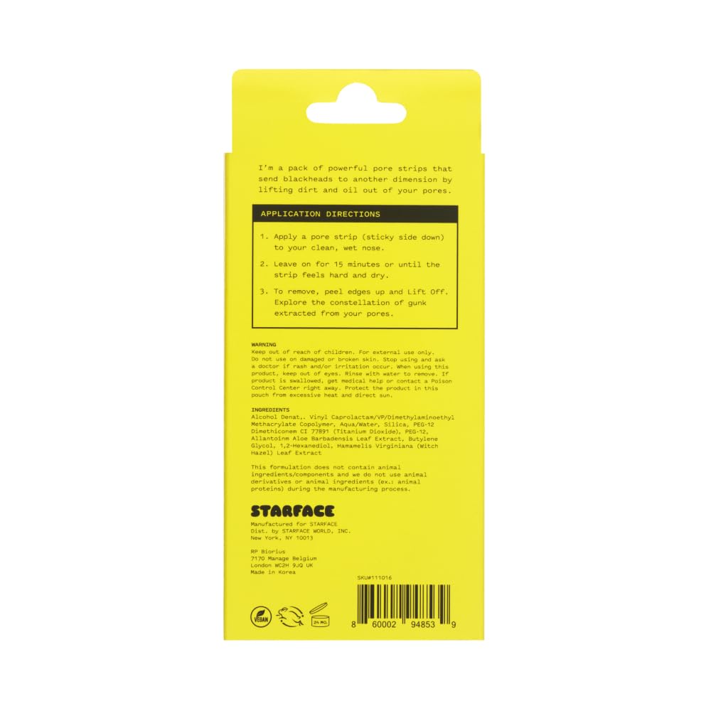 Starface Deep Cleansing Blackhead Remover Nose Pore Strips - Starface World Official Product Imagery - 6