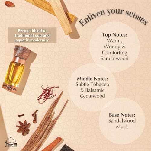 Dukhni Sandalia Attar Oil 6ml Sandal Perfume Oil | Luxury - Product Imagery