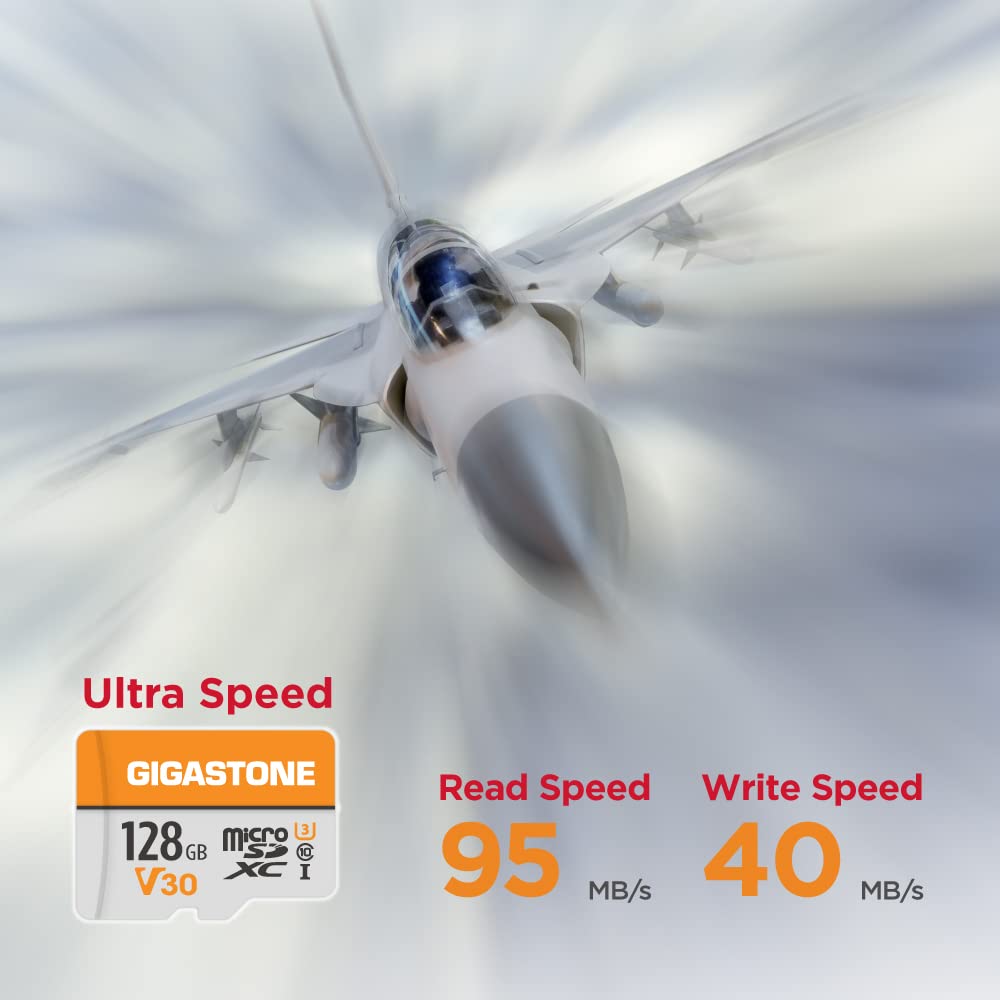 GIGASTONE 128GB Micro SD Card 2 Pack A1 V30 4K Video - Gigastone Official Imagery - 3