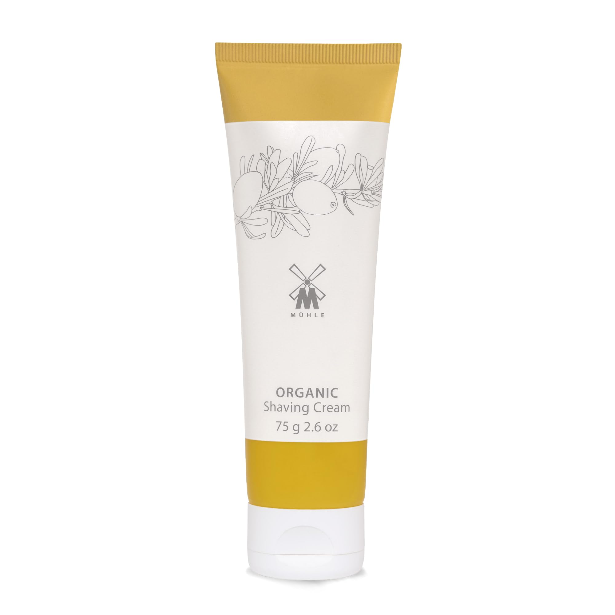 MÜHLE Organic Shaving Cream with Argan Oil, Natural Vegan Formula
