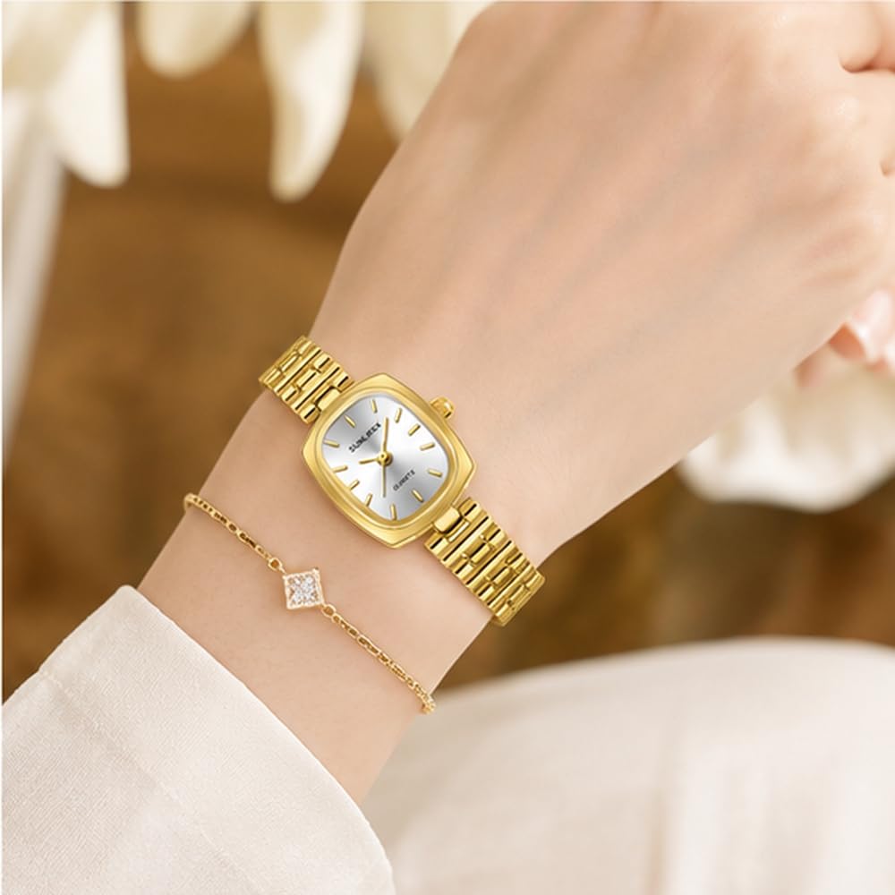 FANMIS Gold Watch for Women Dainty Vintage Square Jewelry - FANMIS Official Imagery - 7