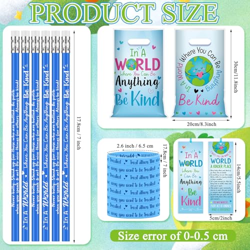 Resurhang 200 Pcs Be Kind Classroom Favors, Back to School Gifts - Product Imagery
