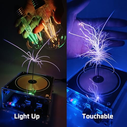 ALKISTA Tesla Coil Musical Speaker Plasma Storm Cool Desktop - Product Imagery