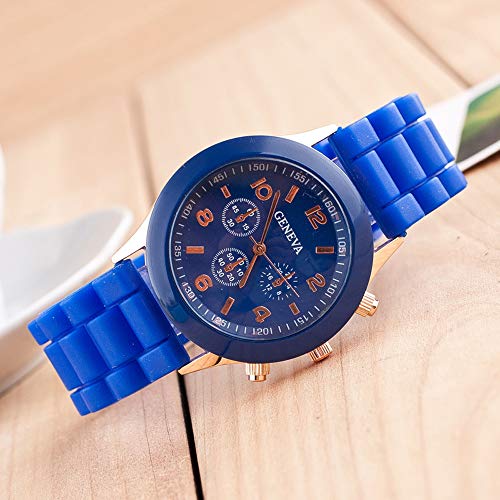 Wholesale 10 Pack Men Women Silicone Band Watch Set Analog - Product Imagery