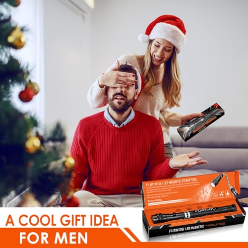 Gifts for Men, LED Magnetic Pickup Tool,Stocking Stuffers For - Product Imagery