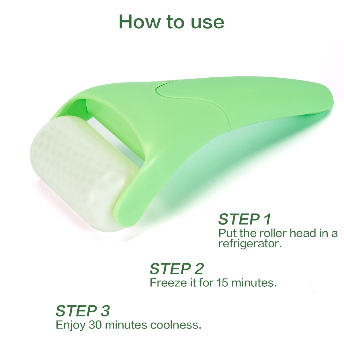 FUANKANG Ice Roller for Face and Gua Sha Facial Tools,Reduce Wrinkles Puffiness Migraine Pain Relief,Skin Care Products