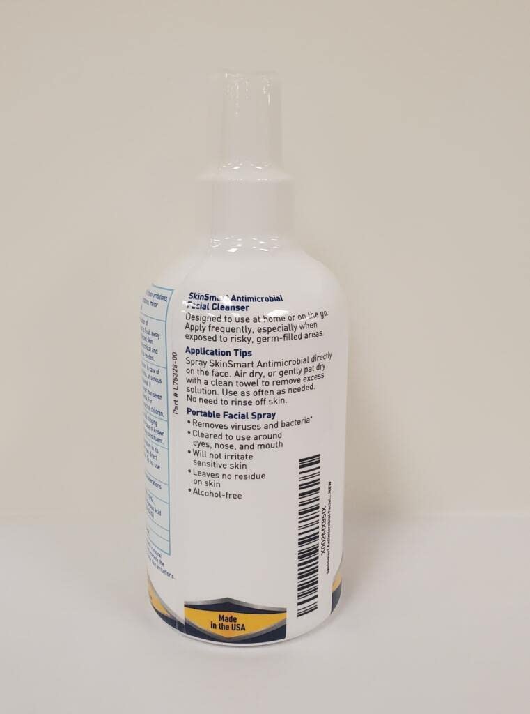 SkinSmart Antimicrobial Facial Cleanser Spray, Remove Viruses 2 oz - View 10