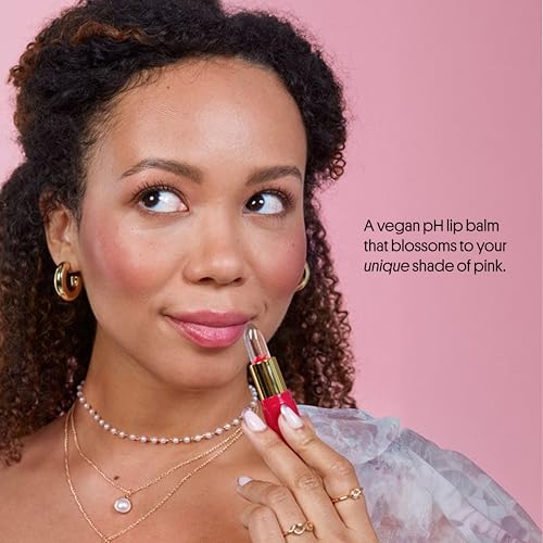 Winky Lux Flower Balm - pH Color Changing Lip Balm, Pink Flower - Product Imagery