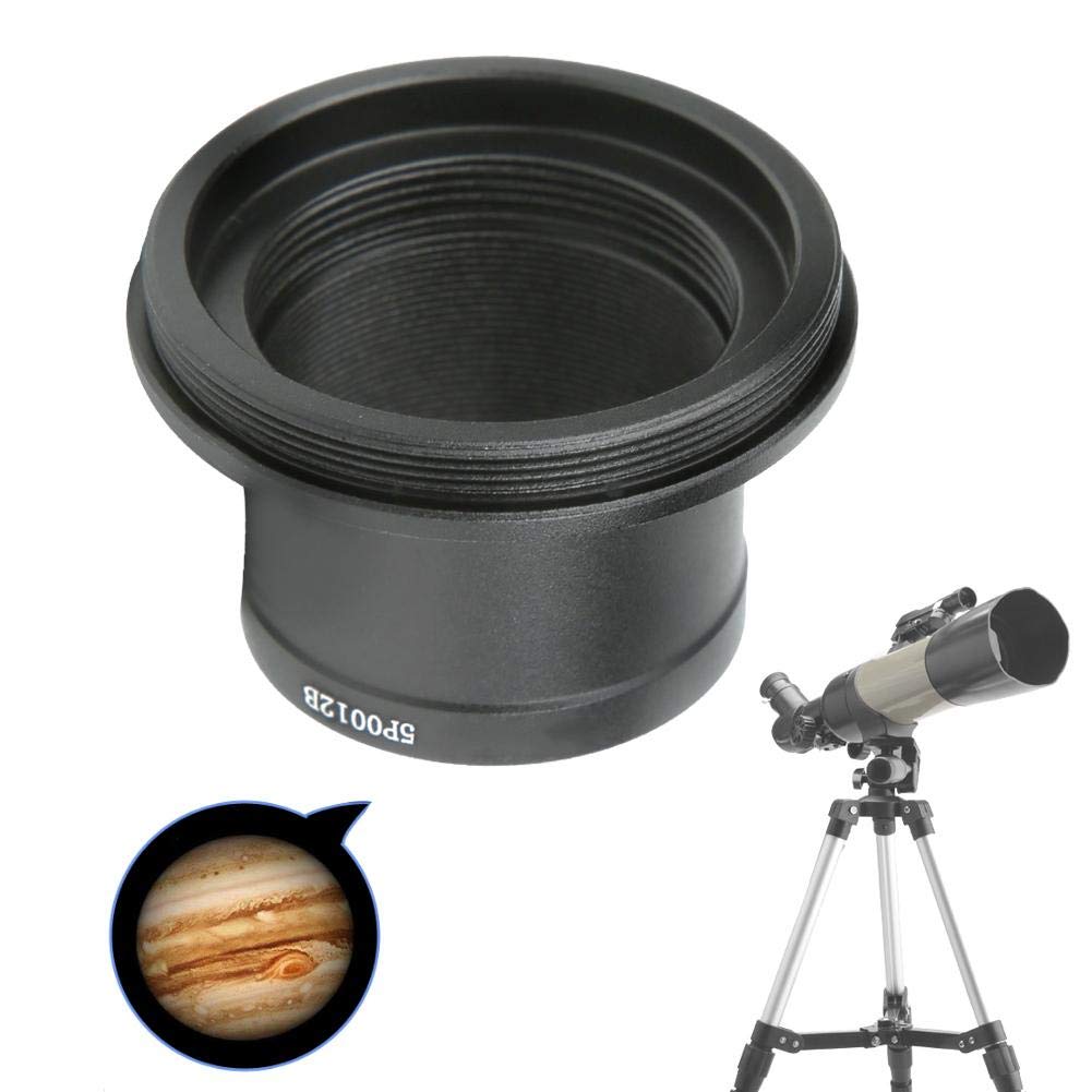 Telescope Camera Adapter, 1.25 Inch T Mount Eyepiece Lens Adapter Ring with M42 x 0.75 Thread for Astronomy Telescope