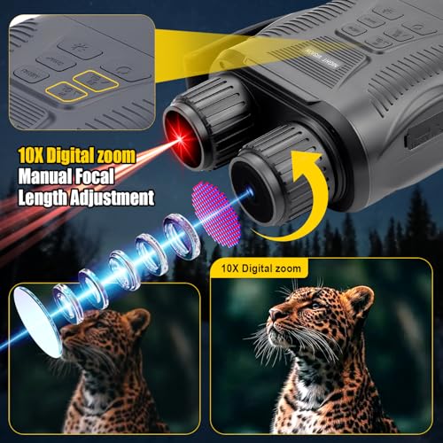Night Vision Goggles - 4K Night Vision Binoculars for Adults mit - Product Imagery