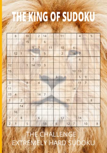 The King Of Sudoku: Sudoku Books For Adults Hard, Best Activity - Product Imagery