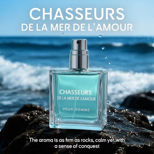 Pheromone Cologne for Men, Premium Long-Lasting Perfume Oil, - Product Imagery