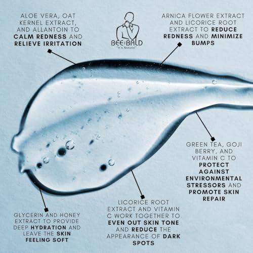 Bee Bald HEAL Aftershave for Men, Calm & Soothes, After Shave - Product Imagery