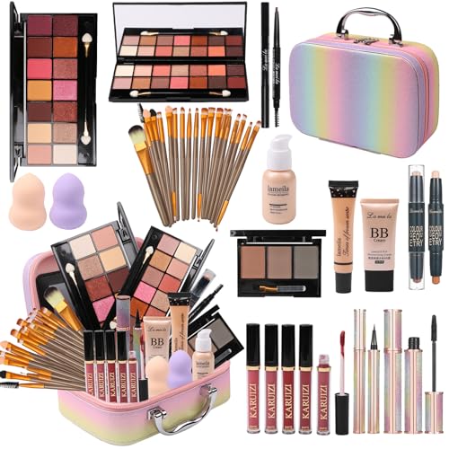 Makeup Set for Girls Rainbow Makeup Kit Beauty Boxes with - MTDXILTAI Official Imagery - 1
