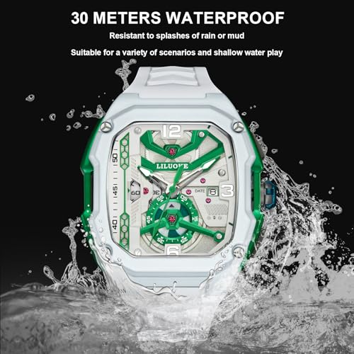 Mens Watches, Wrist Watches Luminous Design, Big Face Fashion - Product Imagery