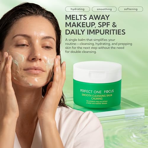 PERFECT ONE FOCUS Smooth Cleansing Balm Calming Makeup Remover, - Product Imagery