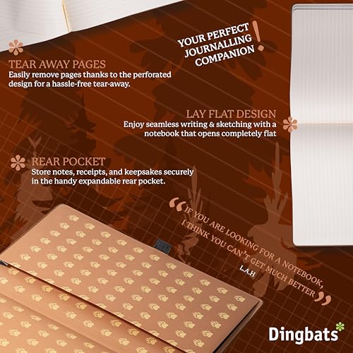 Dingbats* - Wildlife A4 Lined Notebook - Extra Large Hardcover - Product Imagery