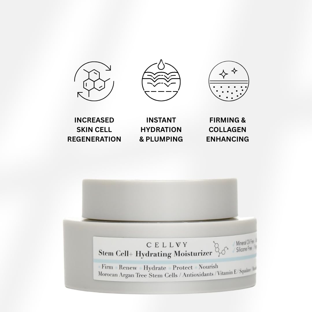 Hydrating Korean Moisturizer w Moroccan Argan Tree Stem - CELLVY Official Imagery - 3