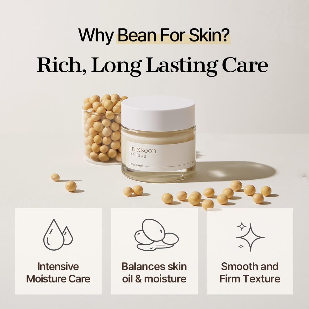 mixsoon Bean Cream - Deep Moisturizer Face Cream & Hydratin - mixsoon Official Product View 4