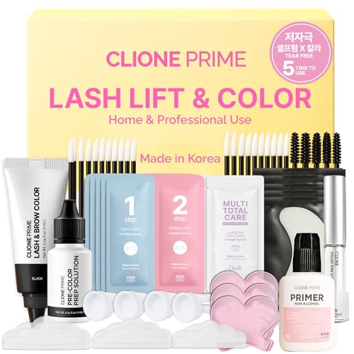 Korean At Home Lash Lift and Color Kit Temporary Eyelash - CLIONE PRIME Official Imagery - 1
