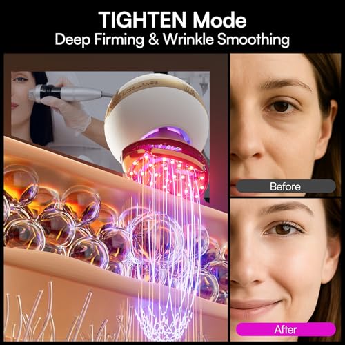 INIA SPHERA Upgraded 8-in-1 Microcurrent Facial Device for Face - Product Imagery