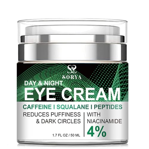 SORYA Caffeine Eye Cream for Dark Circles & Puffiness - Product Imagery