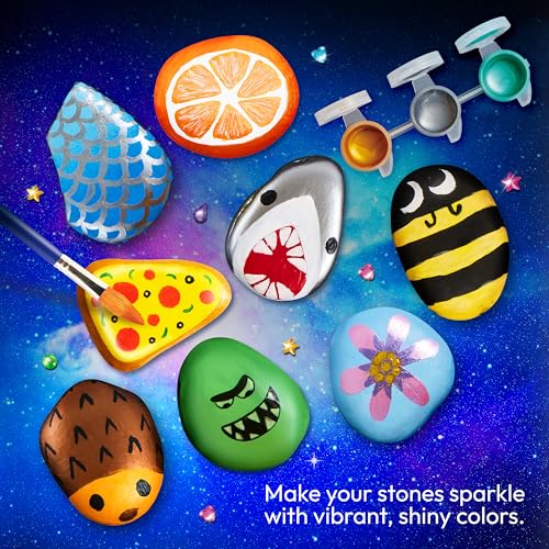 Rock Painting Kit- Glow in The Dark Rock Kit, Arts and Crafts - Product Imagery