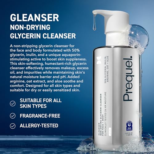 Prequel Skin Gleanser Face Wash, Moisturizing Glycerin Cleanser, - Product Imagery
