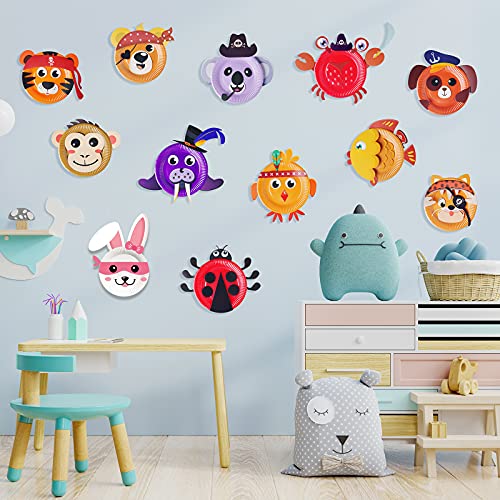 V-Opitos 12 Pack Paper Plate Arts and Crafts Kits for Kids - Product Imagery