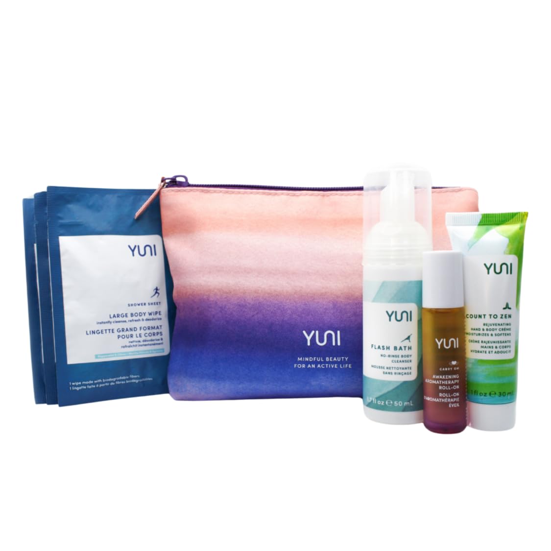 YUNI Beauty Natural Travel Essentials Kit Beauty On the Run - YUNI Beauty Official Imagery - 2