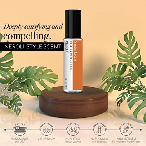 DEMETER Suntan Lotion Perfume Oil Roll on, .33 Oz, Long-Lasting - Product Imagery