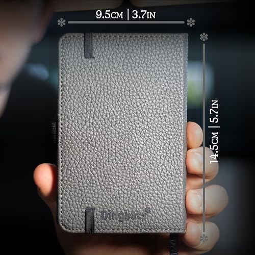 Dingbats* - Wildlife A6 Grid Pocket Notebook - PU Leather - Product Imagery
