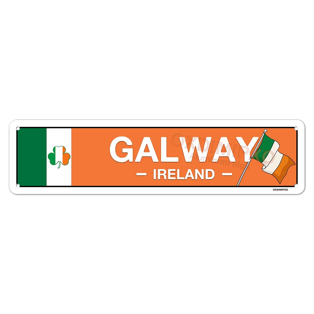 Irish Pub Decor - Galway, Ireland, Flag, Clover, Gifts - Irish - Product Imagery