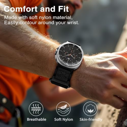 Nylon Band Compatible with Samsung Galaxy Watch 9/8/8 Classic - Product Imagery