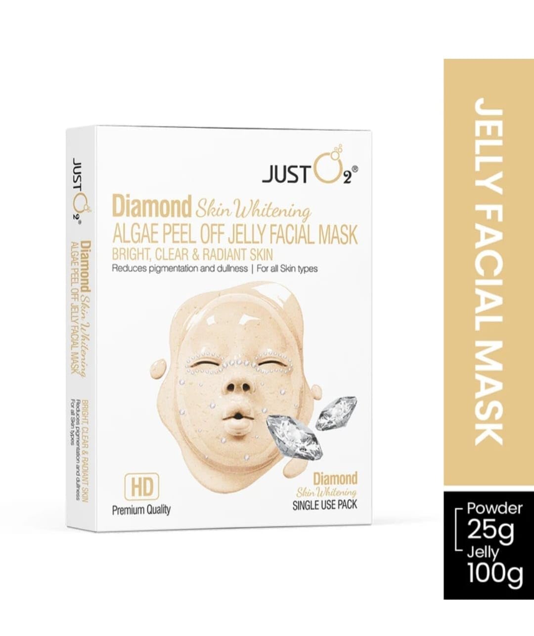 TIK TOK Viral Dimond sking whitining Bio Collagen Peel Off Jelly Facia - View 3