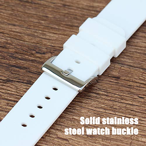 Wellfit Watch Strap, Soft Silicone Quick Release Watch Band, - Product Imagery