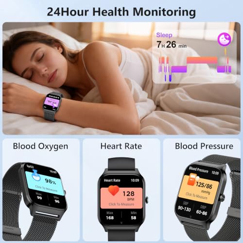 Smart Watch Women Men, 1.85" Lightweight Fitness Tracker - Product Imagery