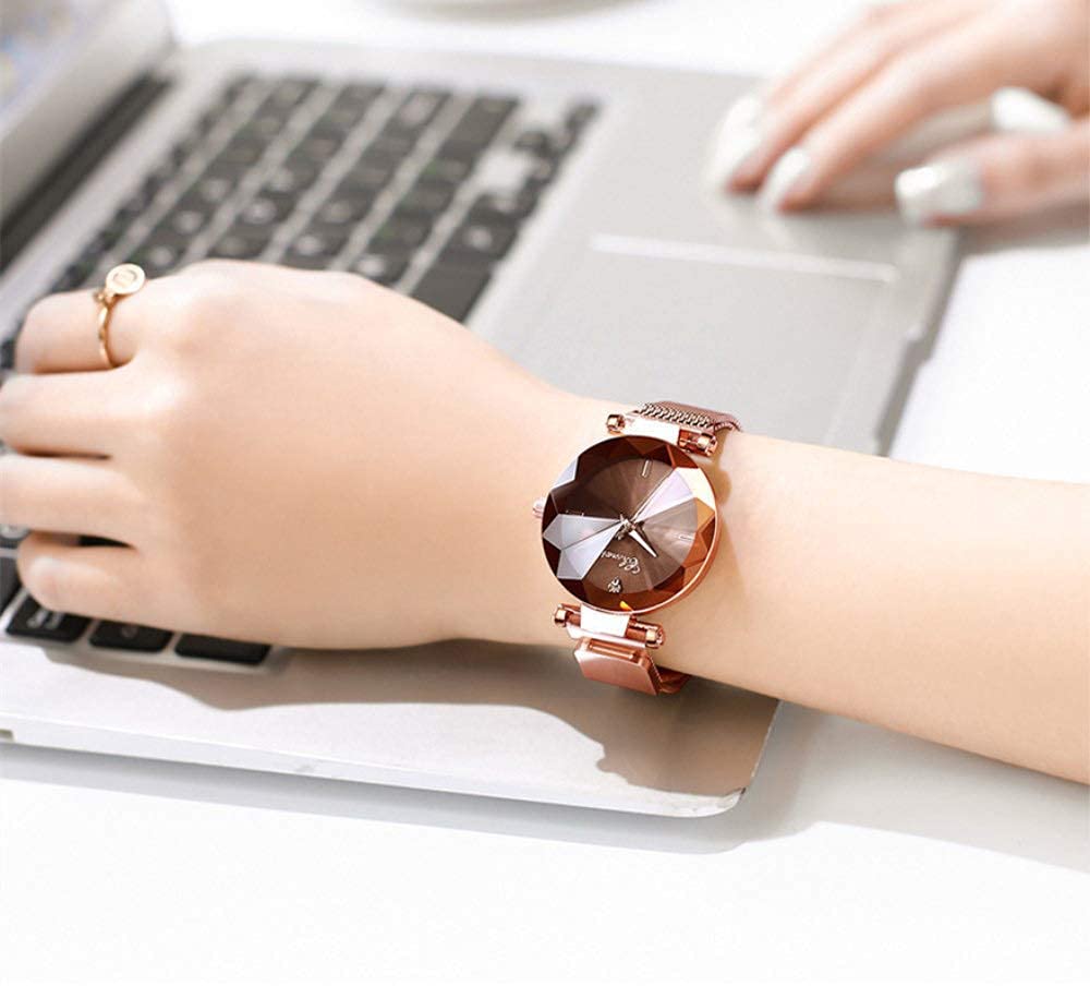 MASTOP Fashion Women Rose Gold Watch Japan Quartz Stainless - MASTOP Official Imagery - 8