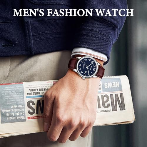Watch for Men, Easy Reader Unisex Analog Quartz Waterproof - Product Imagery