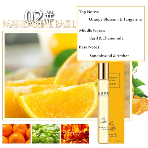 Grospe 4PCS Eau de Parfum Perfume Oil Roll-On Perfumes for Women - Product Imagery