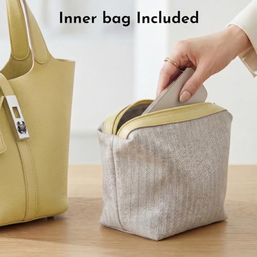Tote Bag for Women Vegan Leather Bucket Purse for Women Top - Product Imagery